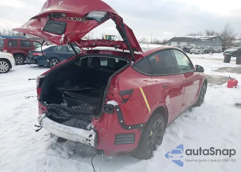 2022 Tesla Model Y Long Range Dual Motor All-Wheel Drive из США, поврежденный, VIN 7SAYGDEEXNF364397